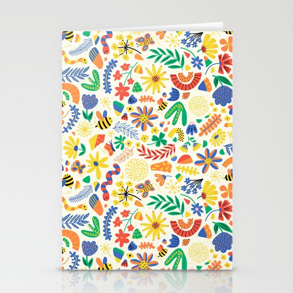 Bees Worms Butterflies Weeds Stationery Cards