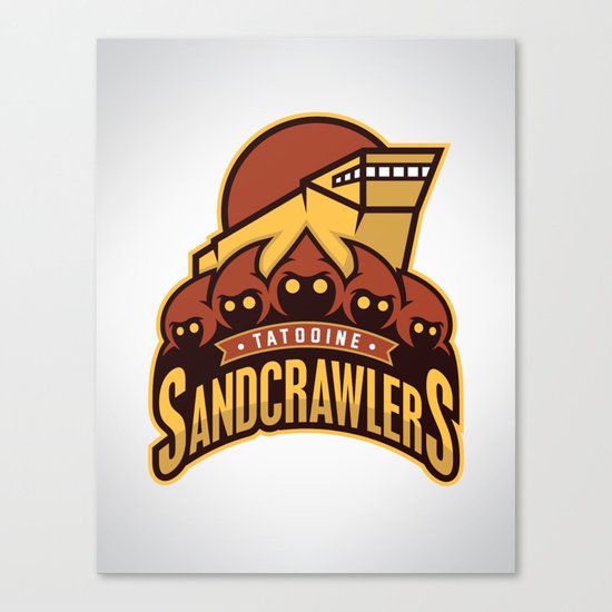 Tatooine SandCrawlers Canvas Print