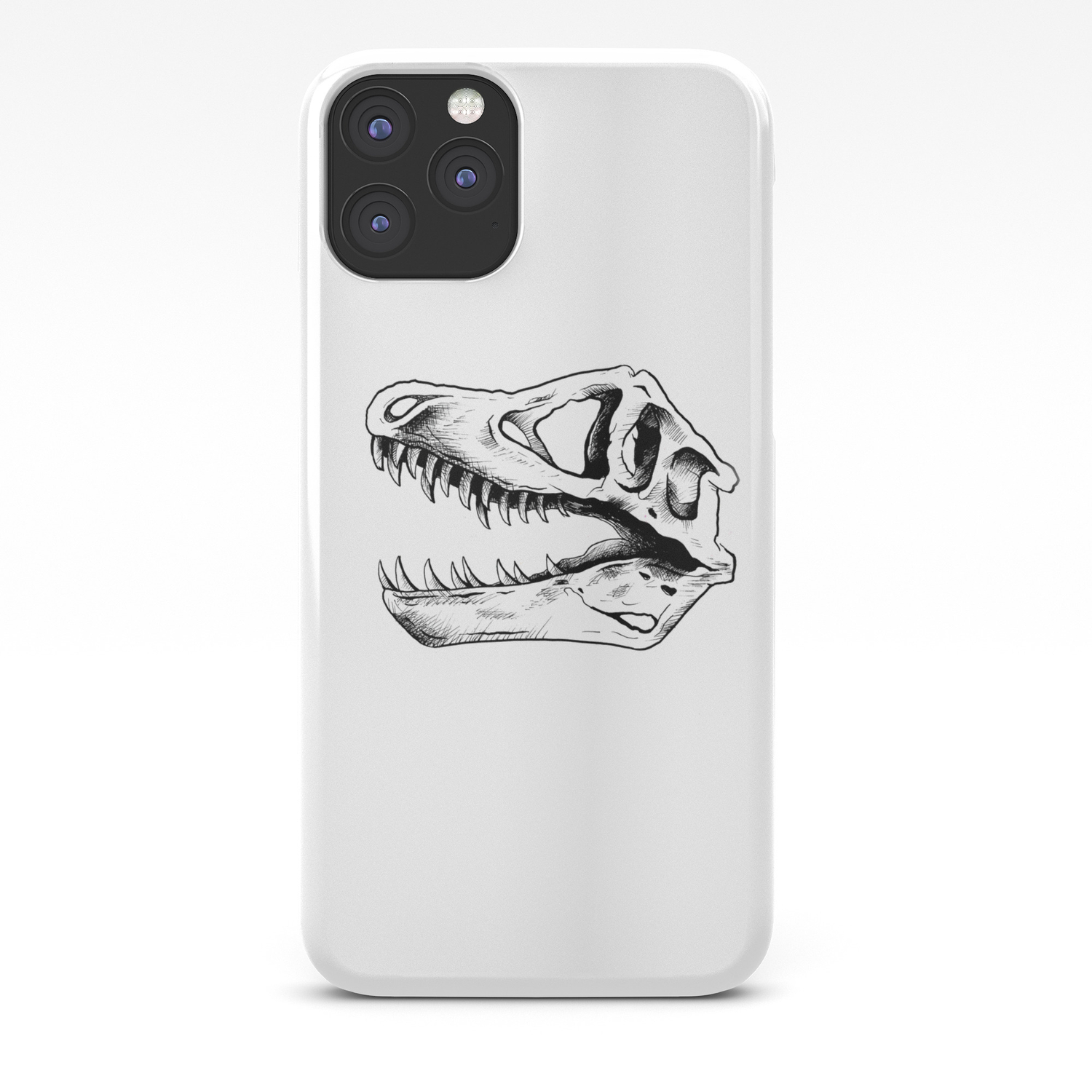 Get Wallpaper Dinosaur Skull B W Iphone Case By Poulsonbecca Society6 HD