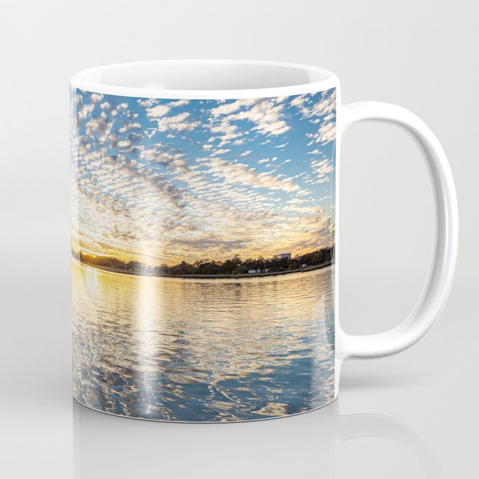 Biloxi Bay Sunset Reflections Coffee Mug