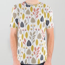 Fall leaves All Over Graphic Tee