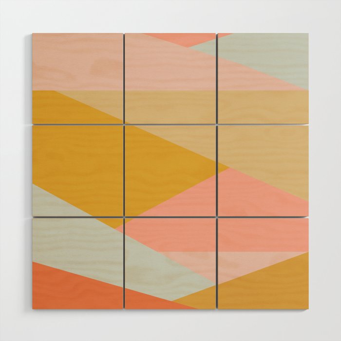 Large Triangle Pattern In Soft Earth Tones Wood Wall Art By Junejournal Society6 Large Triangle Pattern In Soft Earth Tones Wood Wall Art By Junejournal Society6