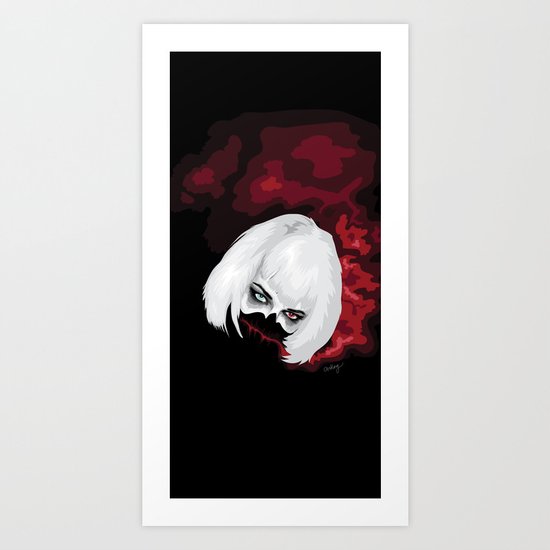 SMOKE BLOOD INK Art Print
