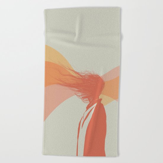 Woman Color 5 Beach Towel
