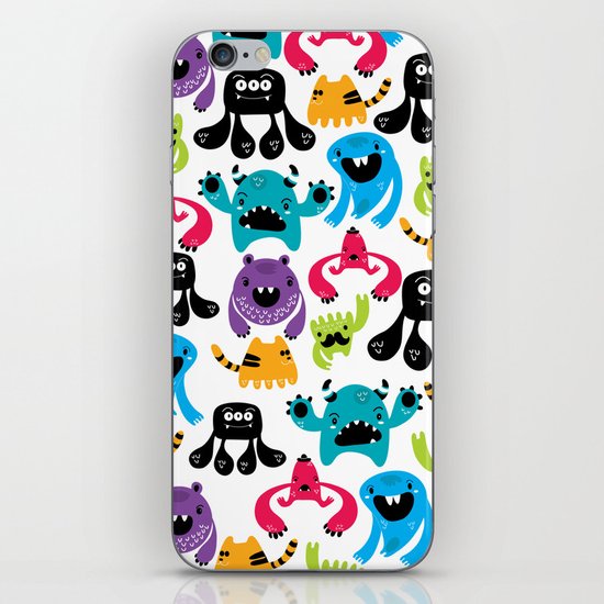 Monster pattern iPhone & iPod Skin