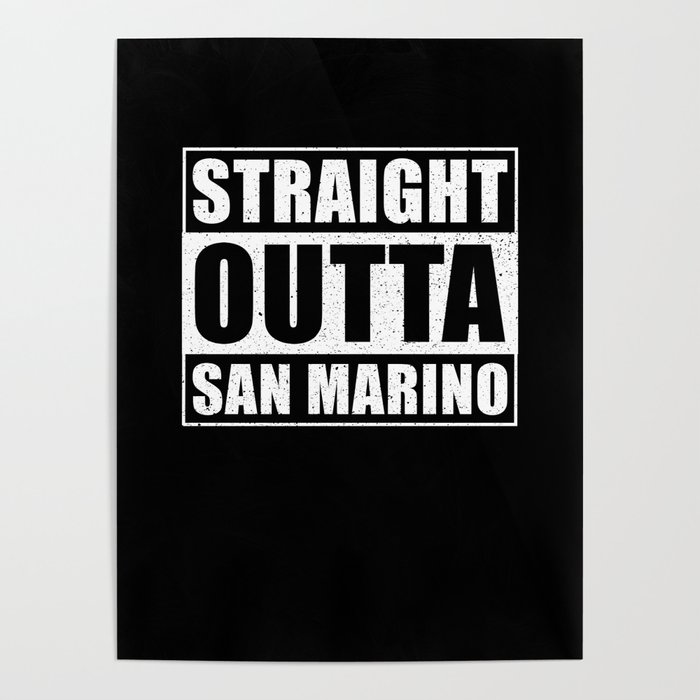 Straight Outta San Marino Poster