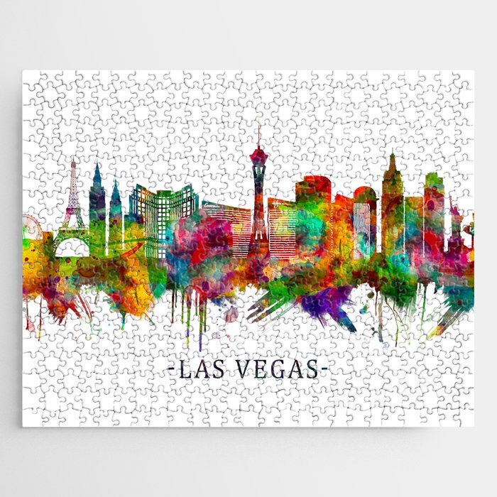 Las Vegas Nevada Skyline Jigsaw Puzzle