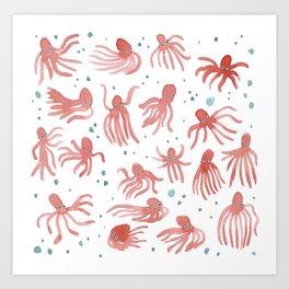 Octopi Art Print