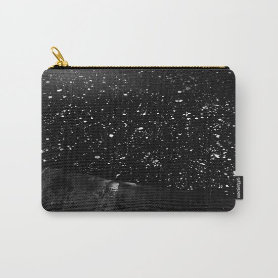 Moon Rising in the dark Black and White Carry-All Pouch