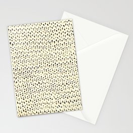 White Stockinette Stationery Card