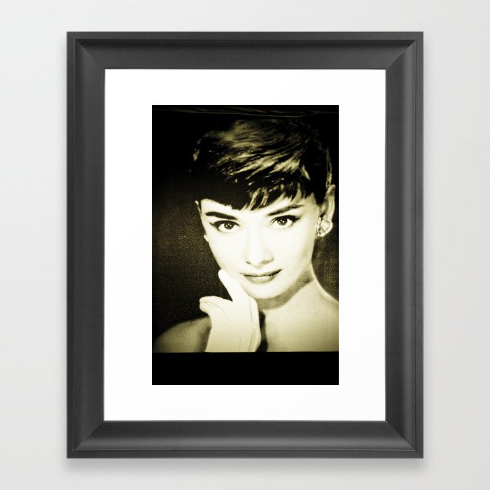 Audrey Hepburn Framed Art Print