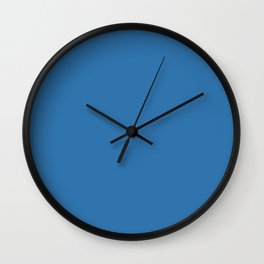 Atmospheric Blue Wall Clock