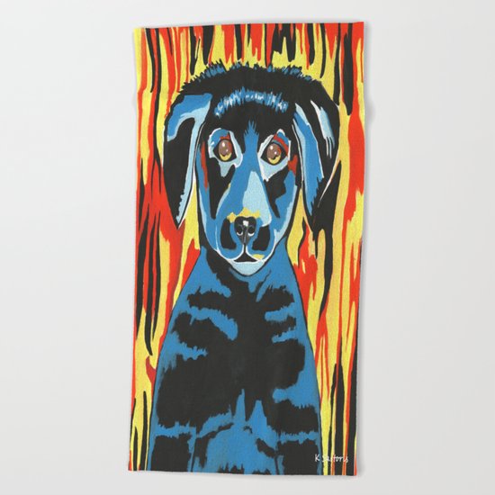 Got The Blues Beach Towel