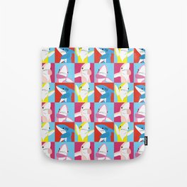 Left Shark Pop Art Tote Bag