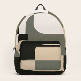 Color Field AX32 - Big Rounded Geometric Shapes Backpack
