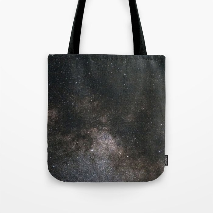 Black Deep Space Galaxy Universe Tote Bag
