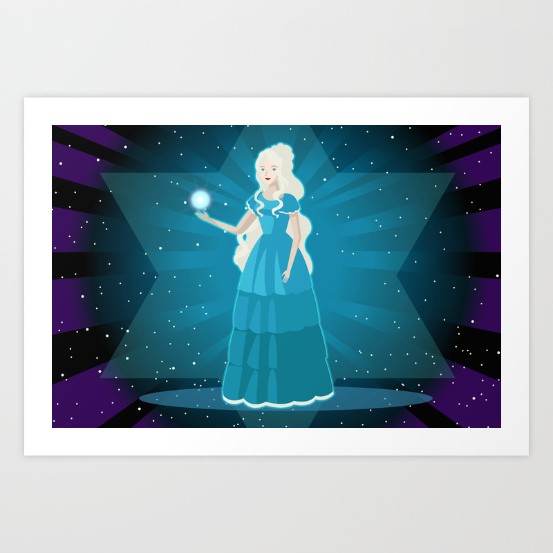 Pleiadian Alien Woman Art Print By Matiasenelmundo Society6