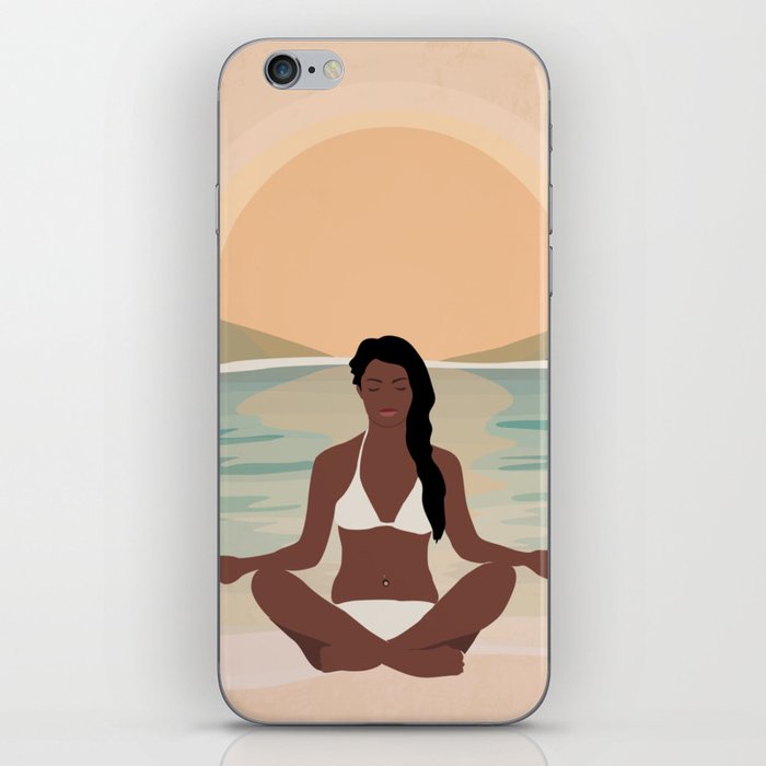 I welcome positive and healthy energy iPhone Skin