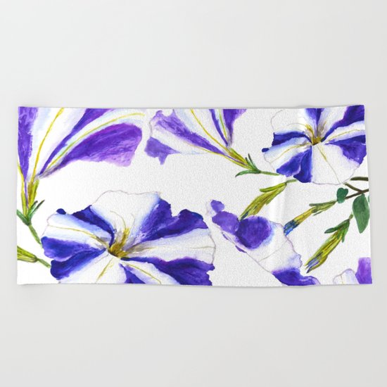 petunia Beach Towel