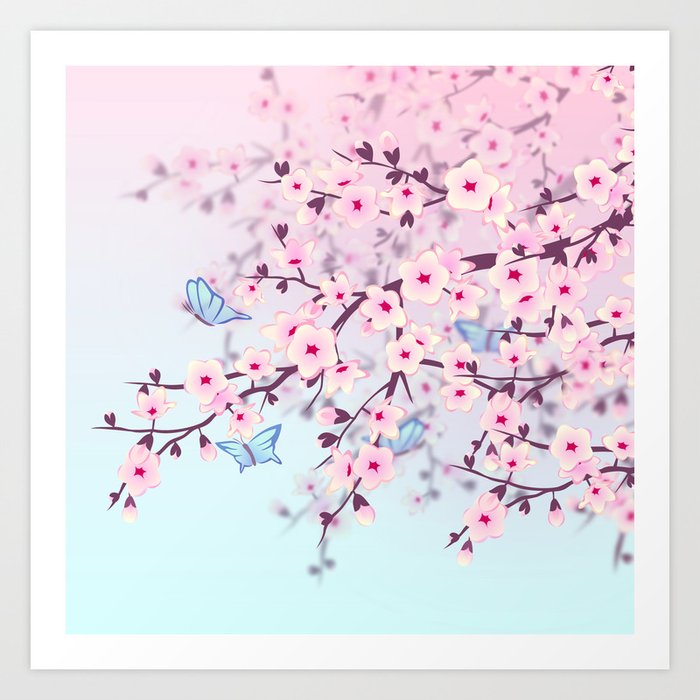 Cherry Blossom  Poster for Sale by yodaddydesigns