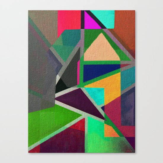 Complicerend Piet Mondriaan Canvas Print