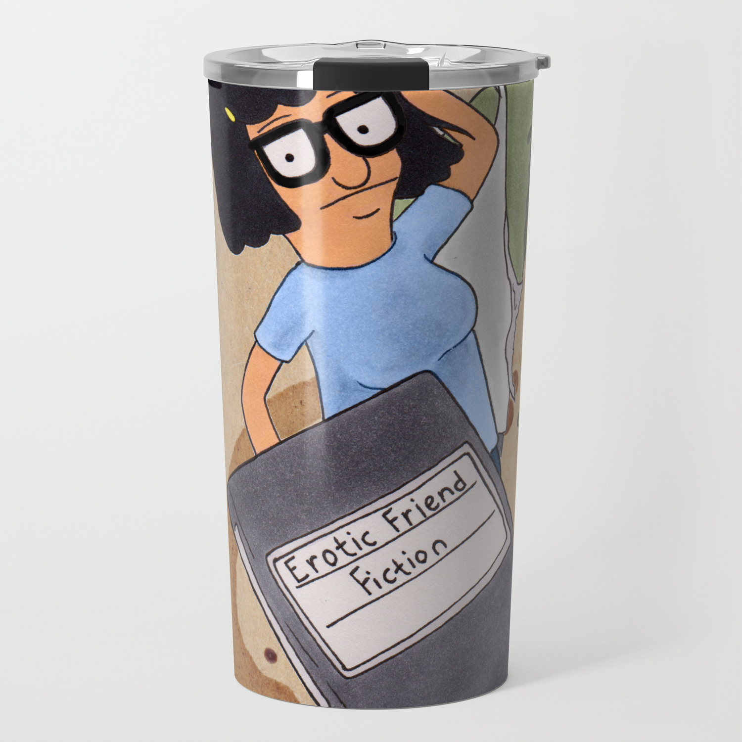 Smart Strong Sensual Woman Bob S Burgers Tina Quote Travel Mug By Nerdpop Society6