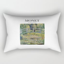 Monet - The Water Lily Pond Rectangular Pillow