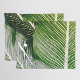 Big Leaves - Tropical Nature Photography Placemat