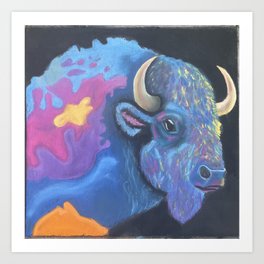 Paint Buffalo Art Print