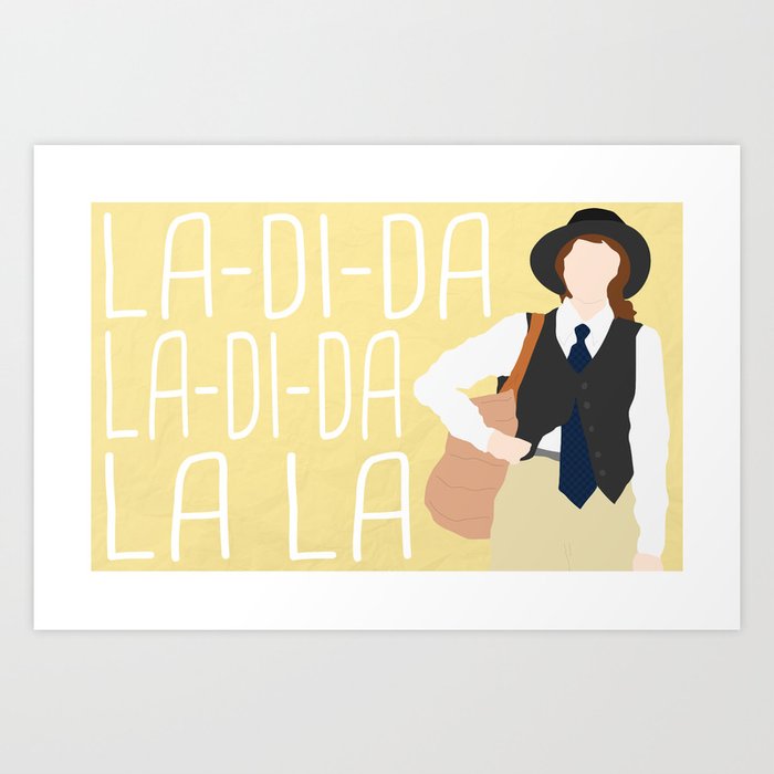 Annie Hall "La-Di-Da" Art Print