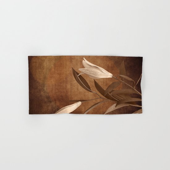 Vintage Flowers Hand & Bath Towel