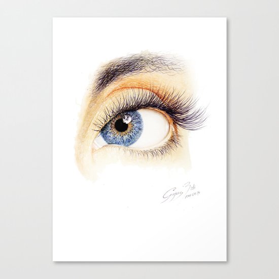 An eye Canvas Print
