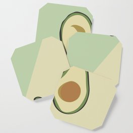 Split avocados Coaster
