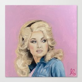 Queen of Country Dolly Parton Canvas Print