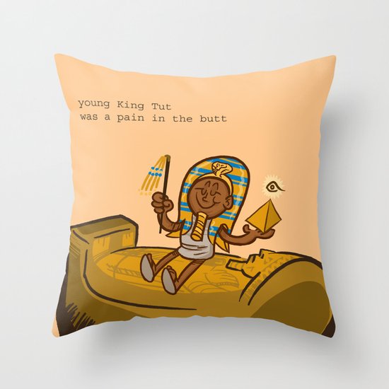 King Tut Throw Pillow