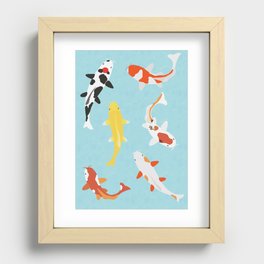 Koi Fish art  Recessed Framed Print