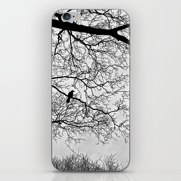 Natural Fractal and the Crow iPhone Skin