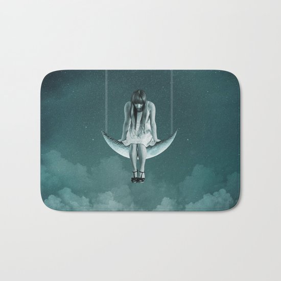 Moon Girl Dreams Bath Mat