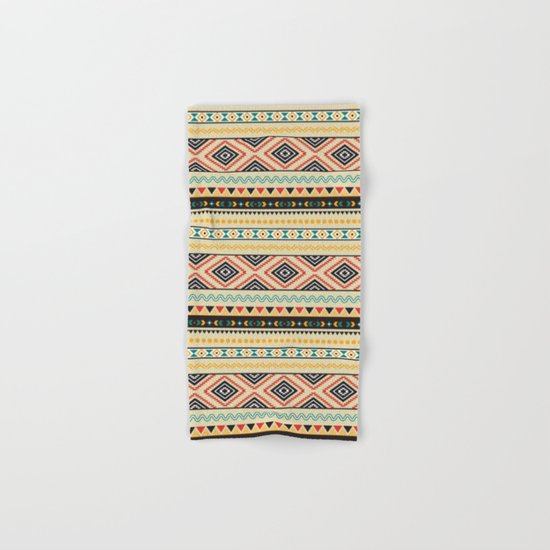 Tribal #3 * Ethno Ethnic Aztec Navajo Pattern Boho Chic Hand & Bath Towel