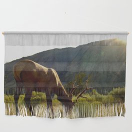 elk in velvet Wall Hanging