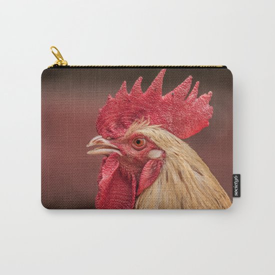 red and white hen coq Carry-All Pouch