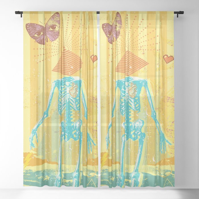 ANOTHER DIMENSION Sheer Curtain