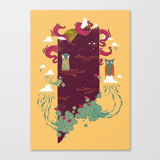 Nighttime Canvas Print
