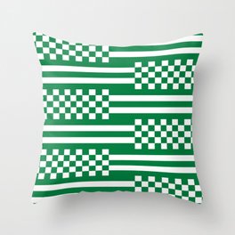Palesa Green Throw Pillow