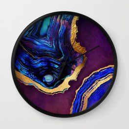 Agate Abstract Wall Clock