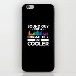 Audio Engineer Sound Guy Engineering Music iPhone Skin