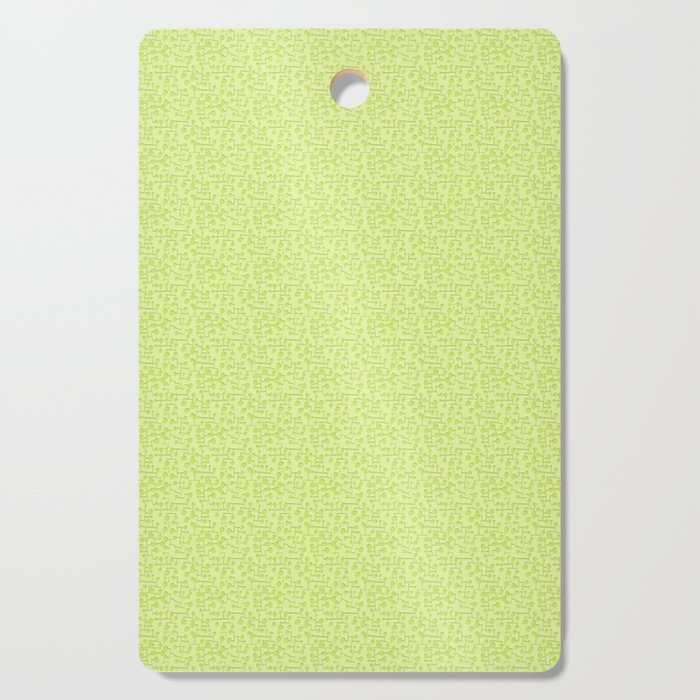 child pattern-pantone color-solid color-light green Cutting Board