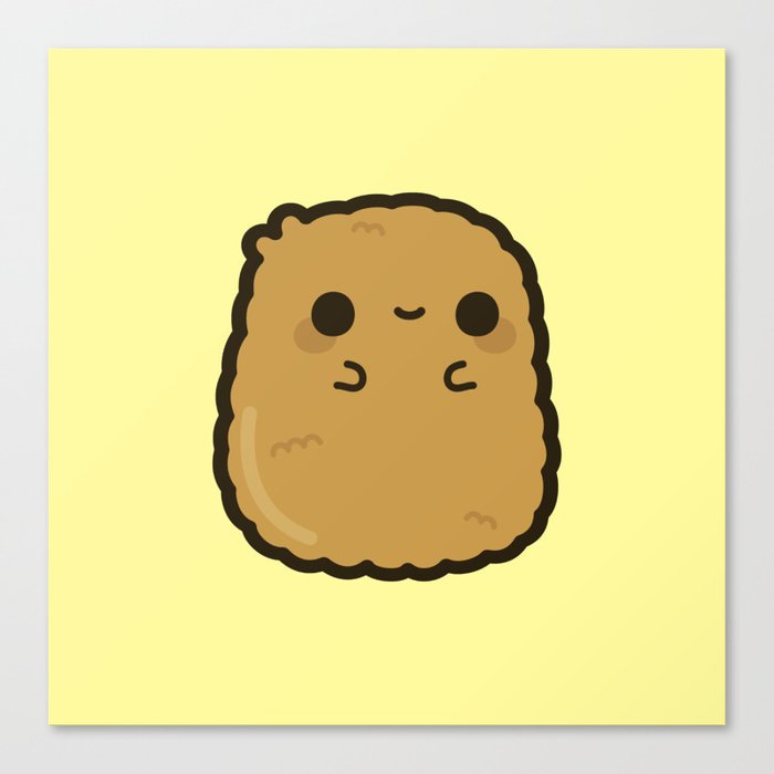 Cute Chicken Nugget Canvas Print By Peppermintpopuk Society6 Find & download the most popular cute chicken photos on freepik free for commercial use high quality images over 8 million stock photos. cute chicken nugget canvas print by peppermintpopuk