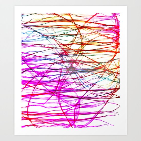 PIXEL RAINBOW Art Print