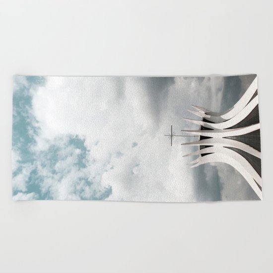 Cathedral | Brasília | Brazil Beach Towel